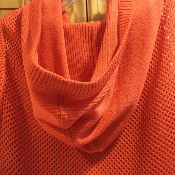 St. John Zip Hooded Jacket with Tank~Red See-thru, Long sleeves, Full Zip Size:M - Picture 7 of 15